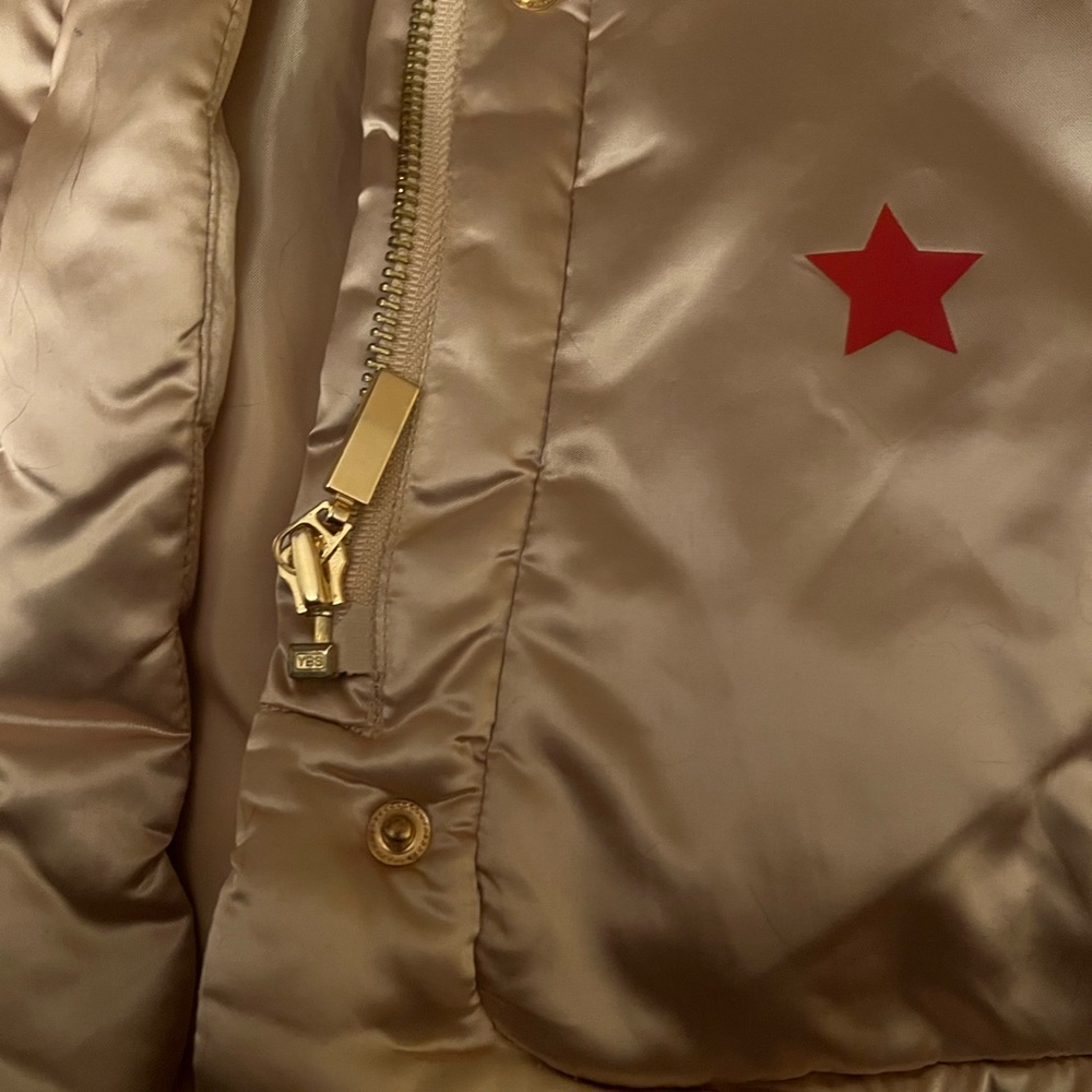 Womens NFL Kansas City Chiefs gold vest apparel puffer jacket custom made - Picture 9 of 10